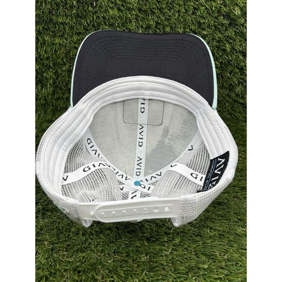 Avid Fishing Pro Performance Snapback Hat Cap Gray Hook Patch Logo - Picture 5 of 5